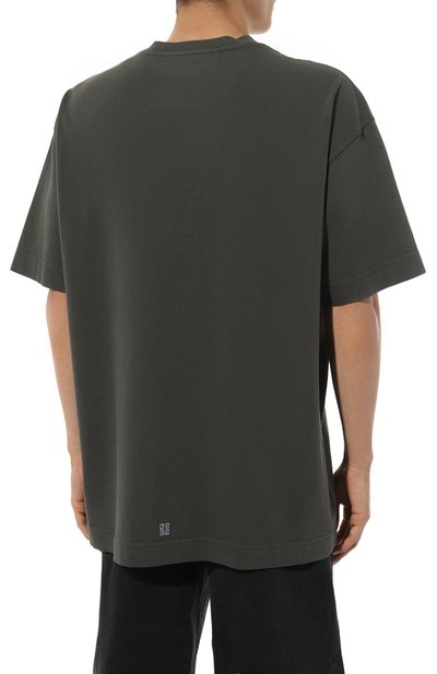 Хлопковая футболка GIVENCHY, арт. BM71JT/3YGF, фото 4