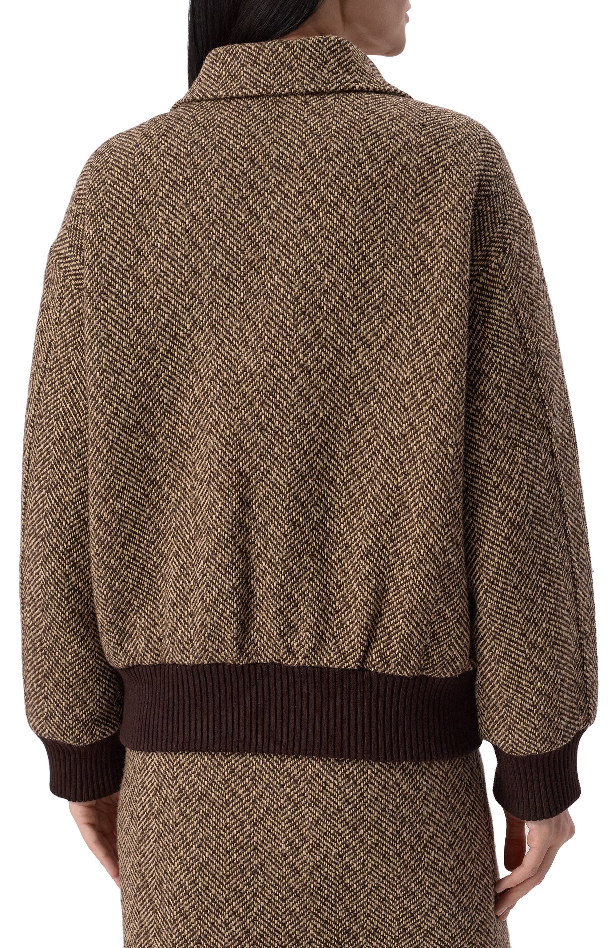 Бомбер SELF-PORTRAIT, арт. RS25-084JA-BR, фото 9