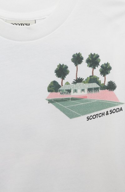 Хлопковая футболка SCOTCH AND SODA, арт. 170553-23-SSBM-D51, фото 3