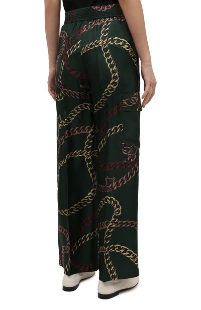 Шелковые брюки VICTORIA BECKHAM, арт. 1122WTR003312A, фото 4