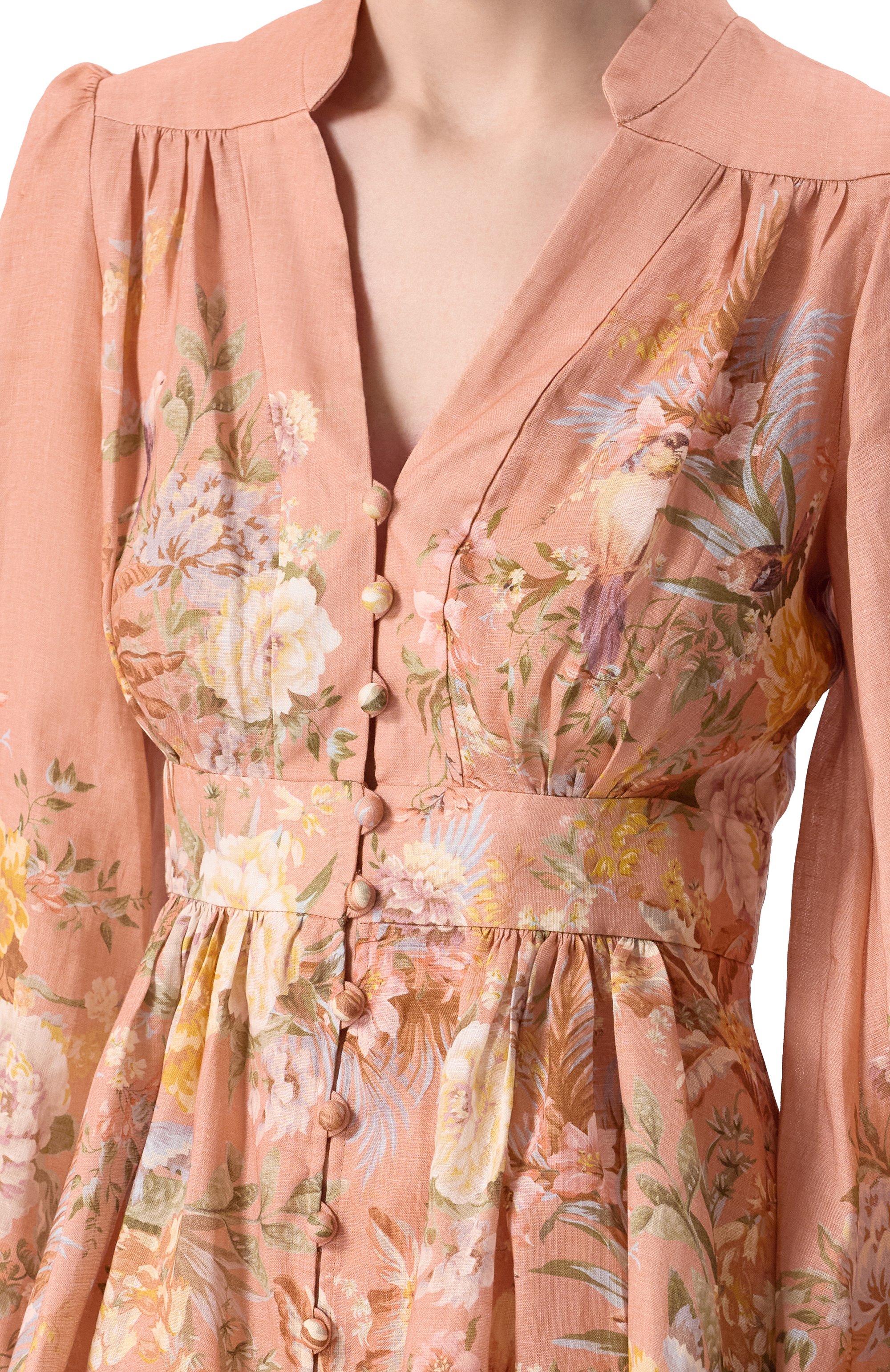 Льняное платье ZIMMERMANN, арт. 0932DRS253, фото 5