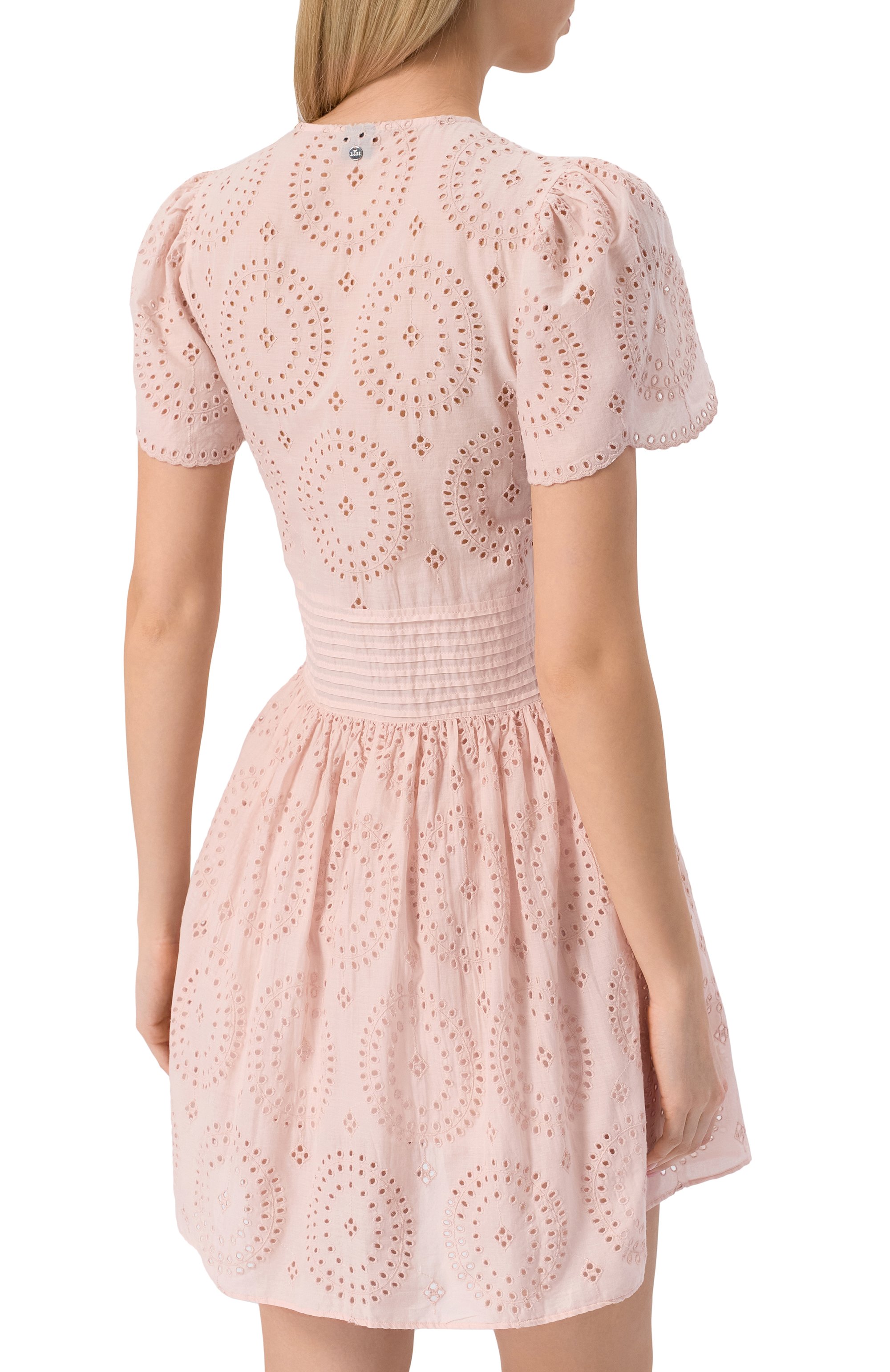 Хлопковое платье BOSS ORANGE розового цвета по цене 29850 руб., арт. 50538362, фото 4 Хлопковое платье BOSS ORANGE, арт. 50538362, фото 4