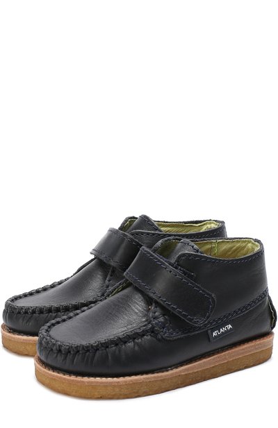 Кожаные ботинки с з астежкой велькро ATLANTA MOCASSIN, арт. TX076C/21-27, фото 1