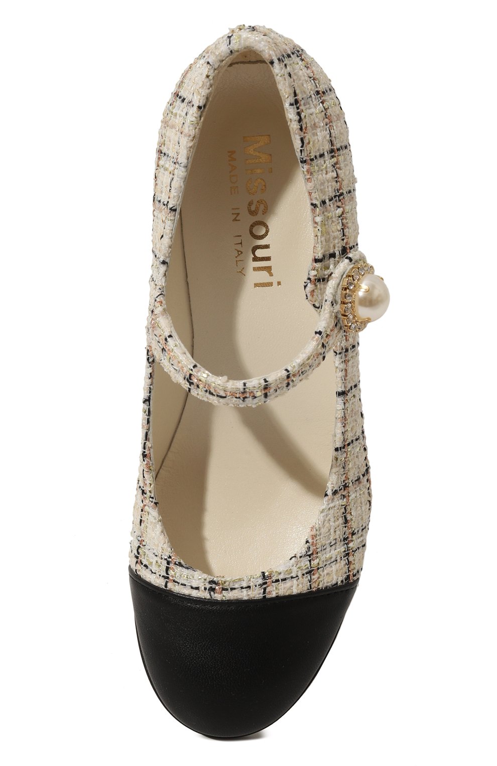 Туфли MISSOURI кремового цвета по цене 21350 руб., арт. 78085 I/31-34, фото 4 Туфли MISSOURI, арт. 78085 I/31-34, фото 4