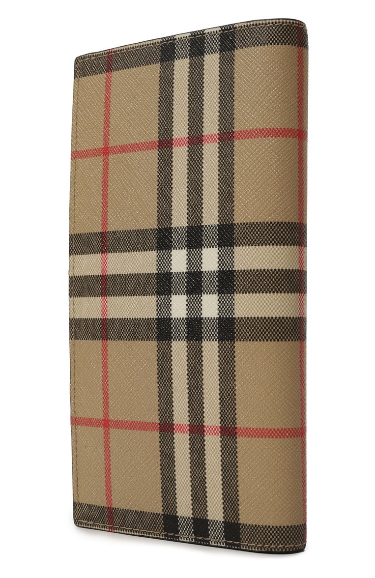 Мужской портмоне BURBERRY бежевого цвета, арт. 8050195 | Фото 2 (Нос: Не проставлено; Материал: Синтетический материал)