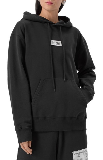 Хлопковое худи MM6, арт. SH0GU0018/M25012, фото 3