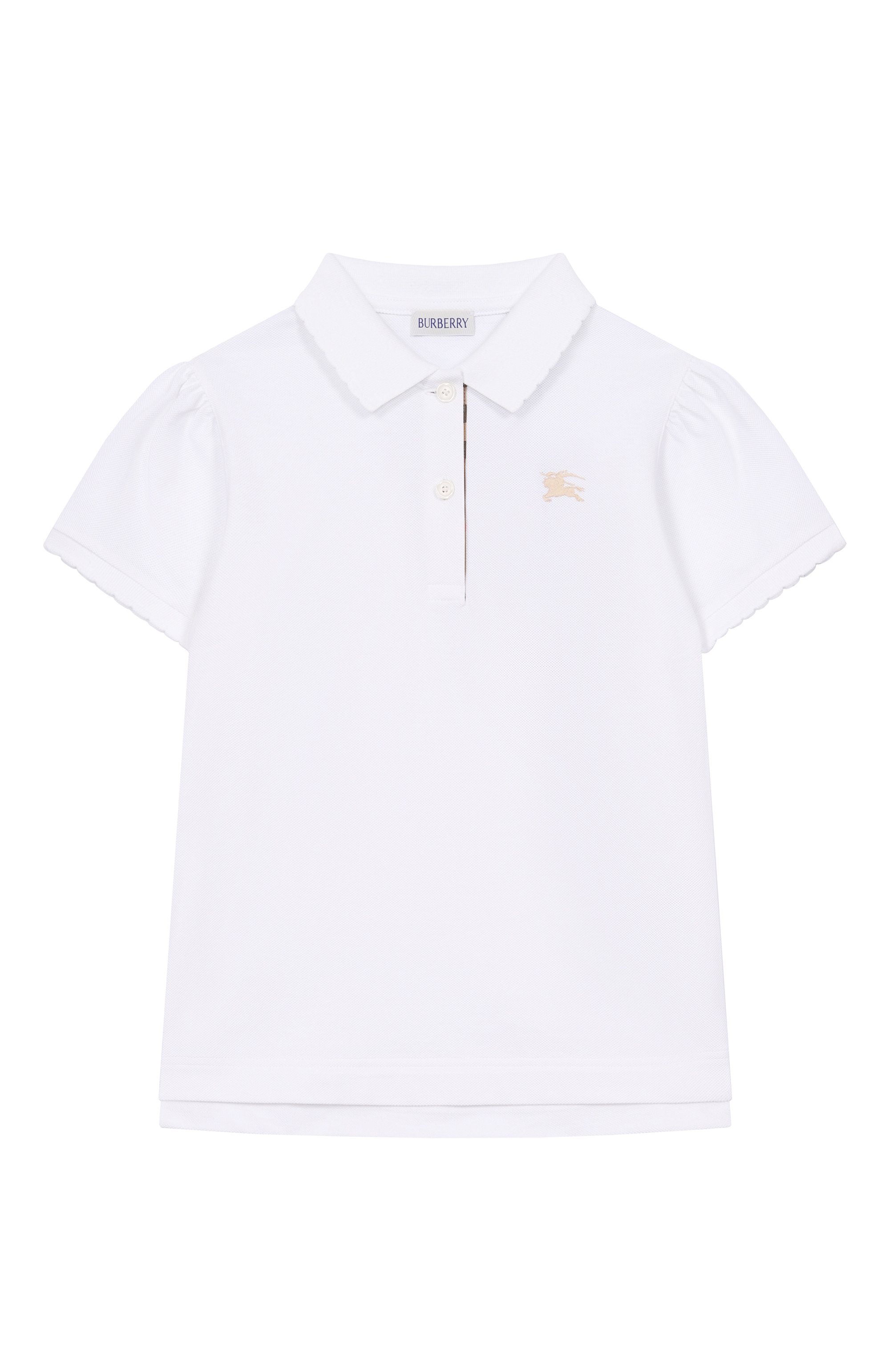Хлопковое поло BURBERRY, арт. 8117426, фото 1