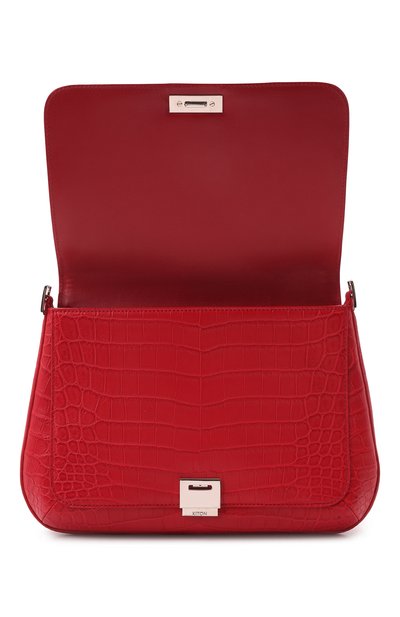 Сумка из кожи крокодила KITON, арт. DKIRAX0888A/CNIL, фото 5