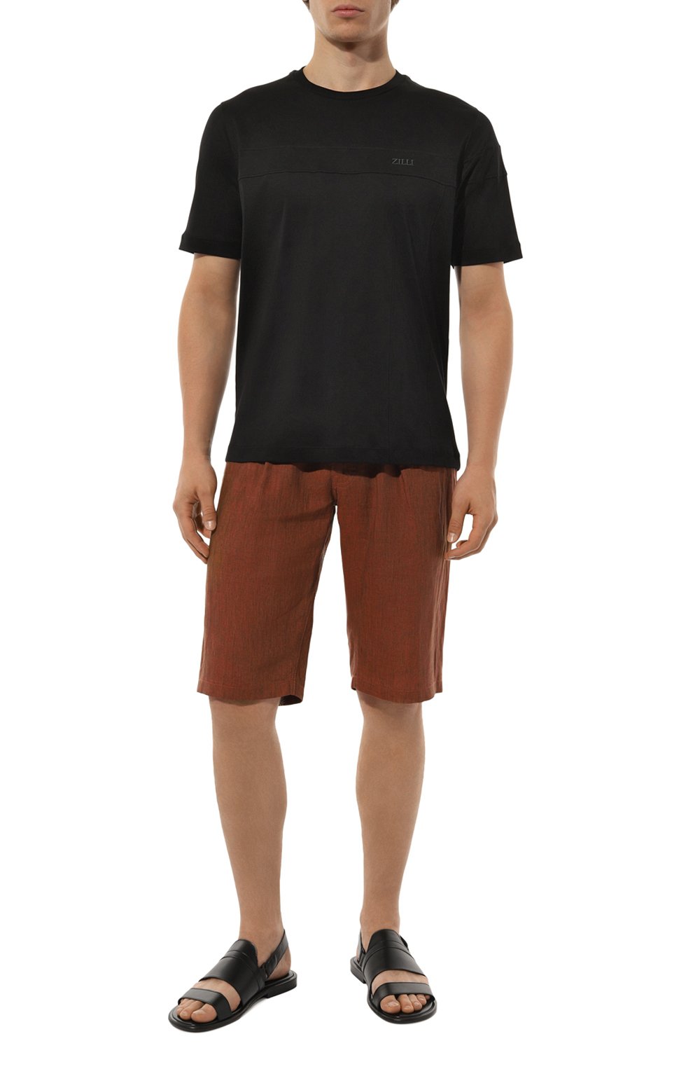 Хлопковая футболка ZILLI, арт. TSR001M0110VZI0P0, фото 2