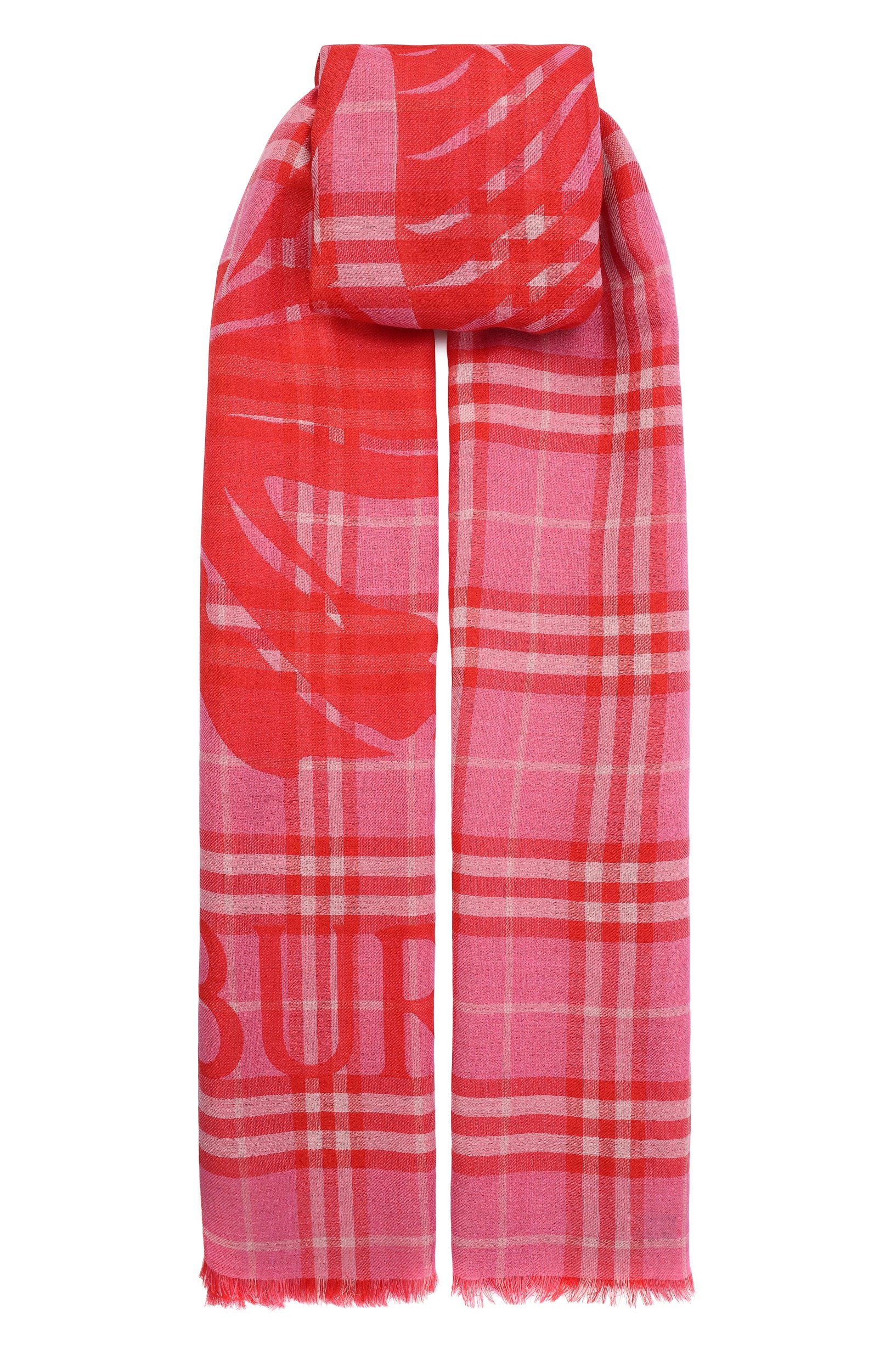 Шарф из шерсти и шелка BURBERRY, арт. 8127312, фото 1
