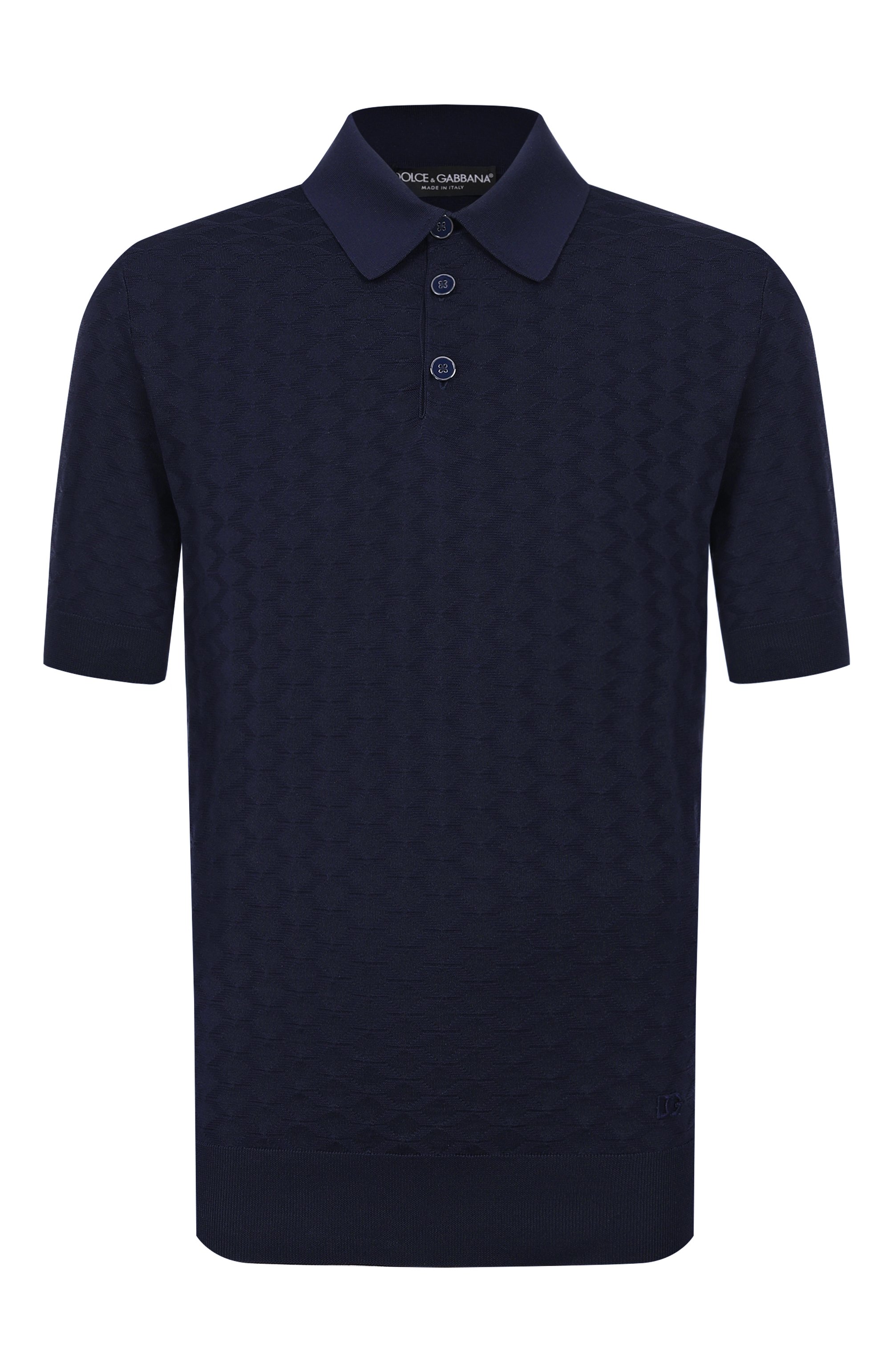 Шелковое поло DOLCE & GABBANA, арт. GXZ02Z/JBS0F, фото 1