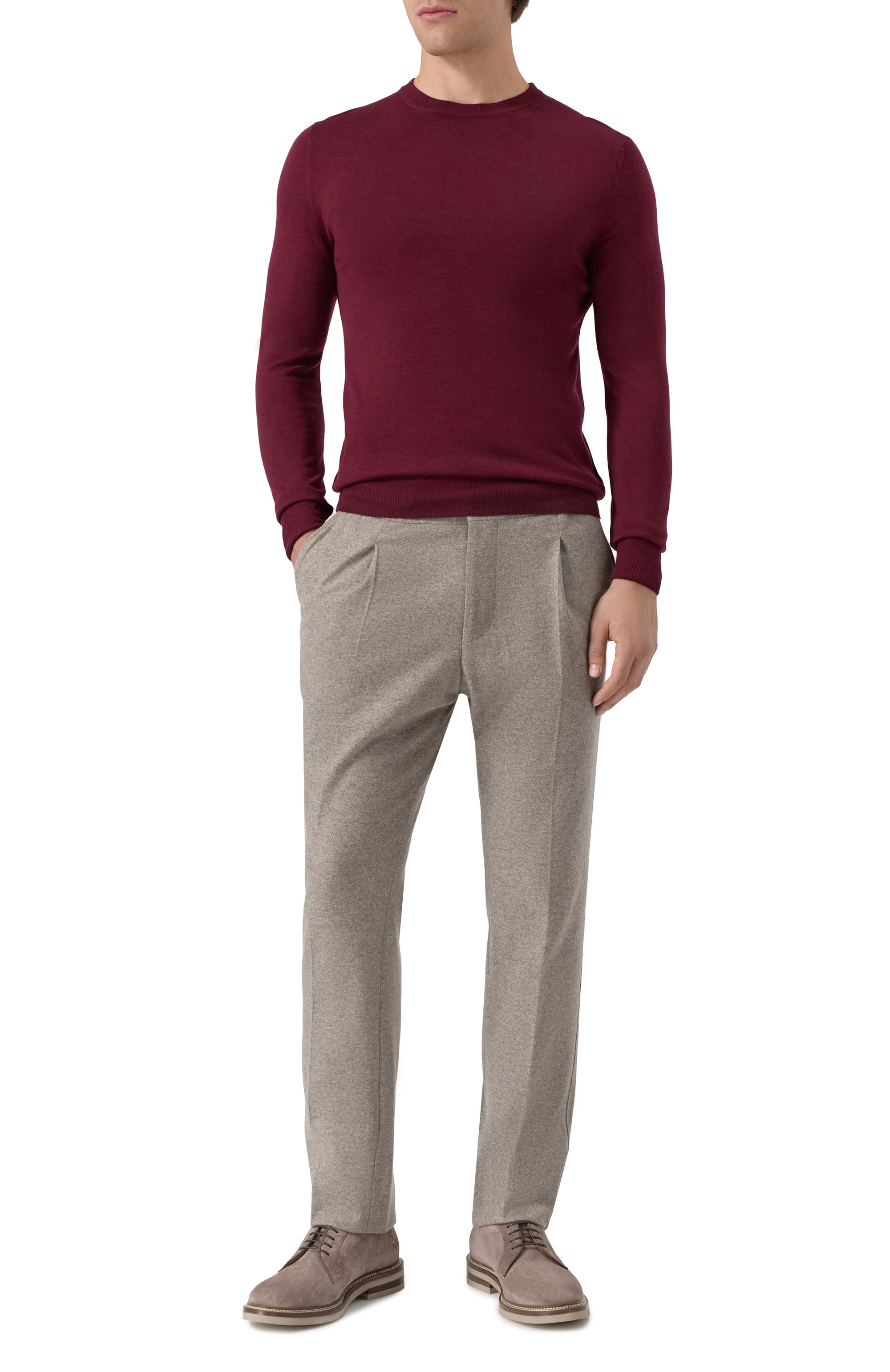 Замшевые дерби BRUNELLO CUCINELLI, арт. MZUPEAT708, фото 2