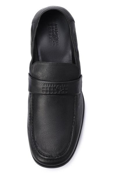 Кожаные лоферы swing-toe MM6, арт. SH3WR0008/P7810, фото 5