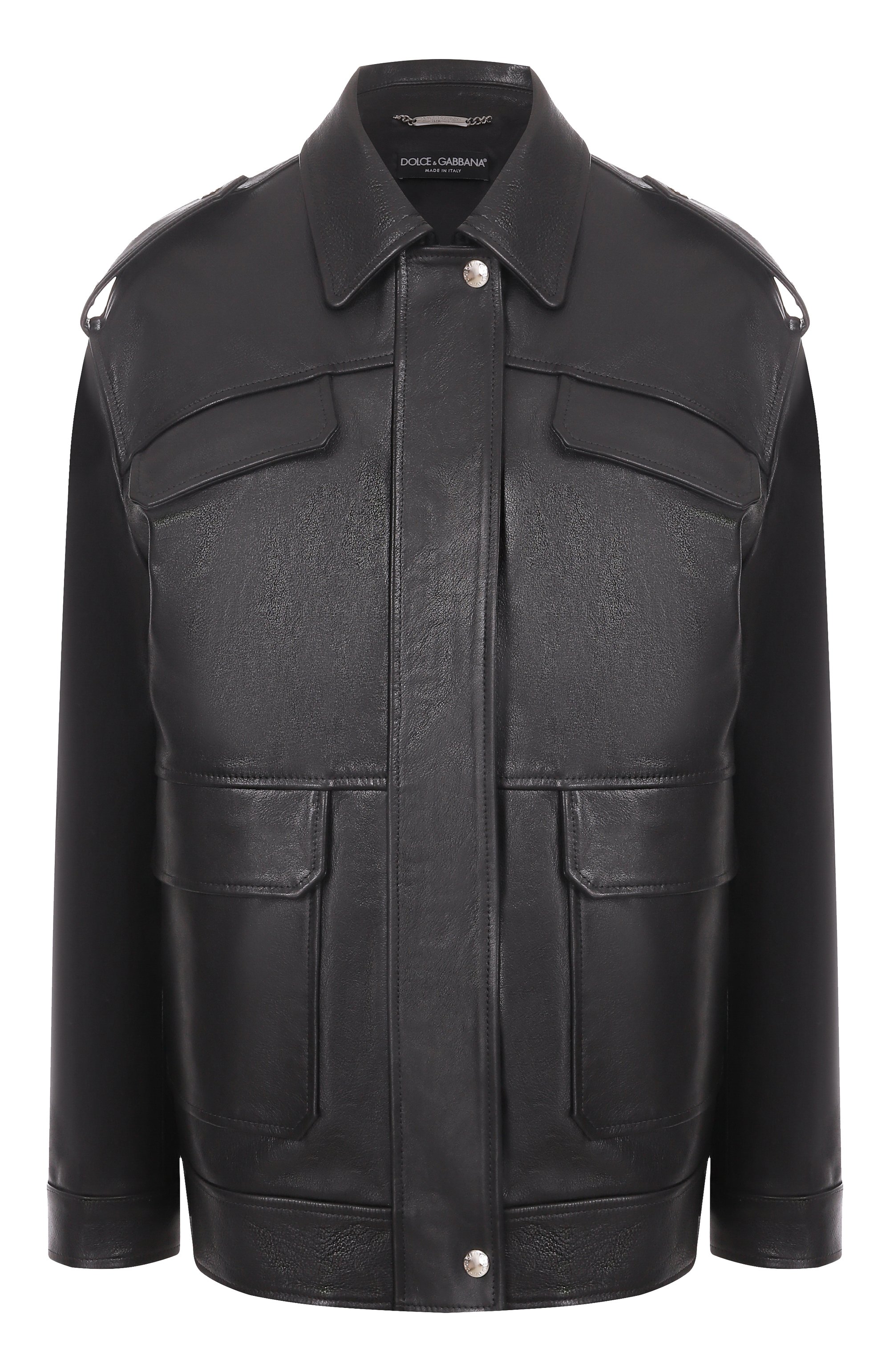 Кожаная куртка DOLCE & GABBANA, арт. F9S77L/HULV0, фото 1