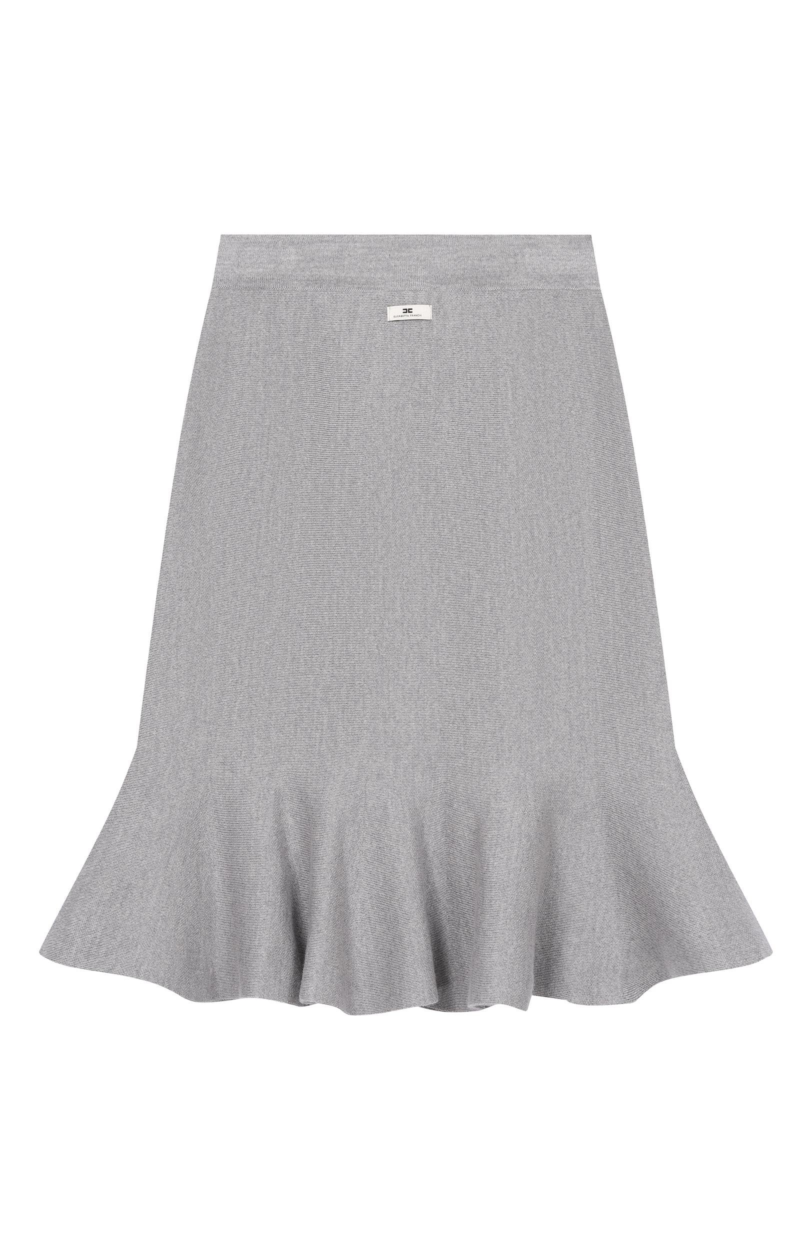 Шерстяная юбка ELISABETTA FRANCHI LA MIA BAMBINA, арт. EFG0224C/FL151_001, фото 2