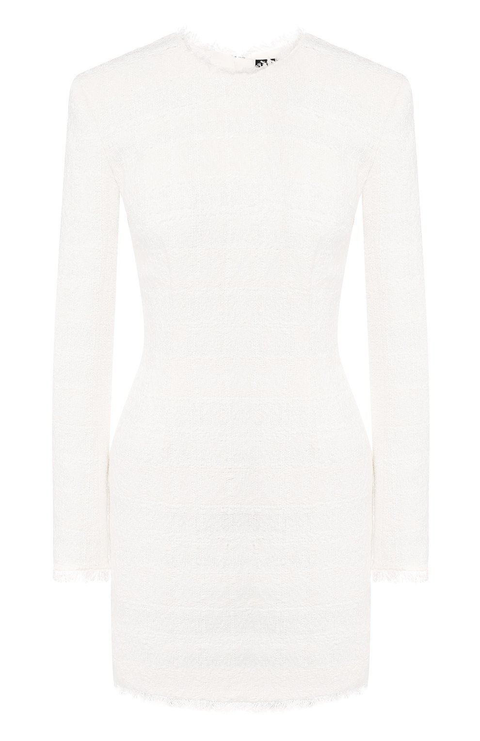 Платье BALMAIN белого цвета по цене 178500 руб., арт. SF06065/C155, фото 1 Платье BALMAIN, арт. SF06065/C155, фото 1