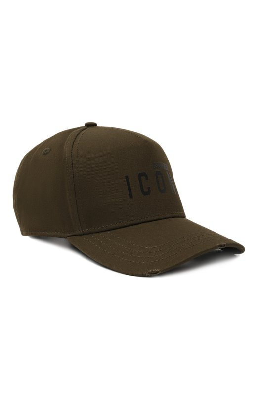 Хлопковая бейсболка Dsquared2 BCM0413/05C07995 Хаки BCM0413/05C07995
