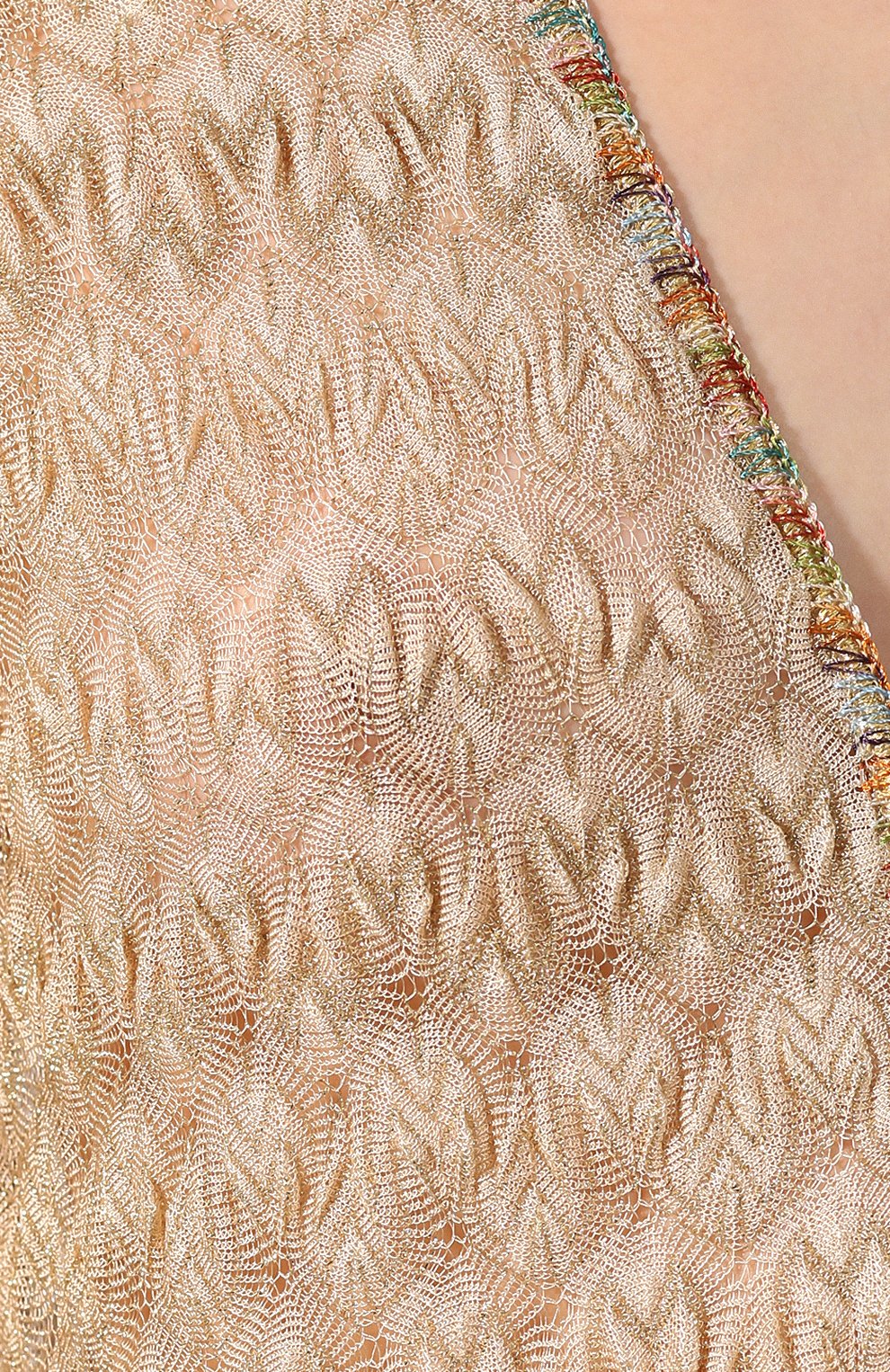 Туника MISSONI золотого цвета по цене 78400 руб., арт. MMQ00025/BR0082, фото 5 Туника MISSONI, арт. MMQ00025/BR0082, фото 5