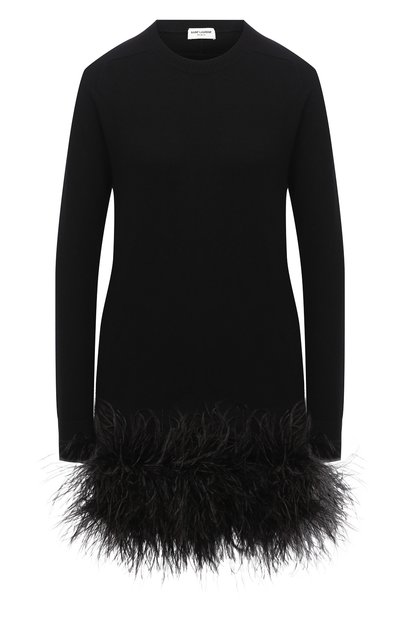 Кашемировое платье SAINT LAURENT, арт. 632196/YATC2, фото 1