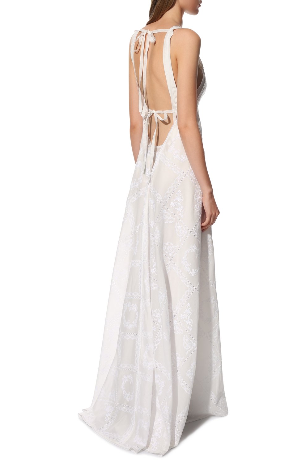 Хлопковое платье CHLOÉ, арт. CHC22SR018480, фото 4