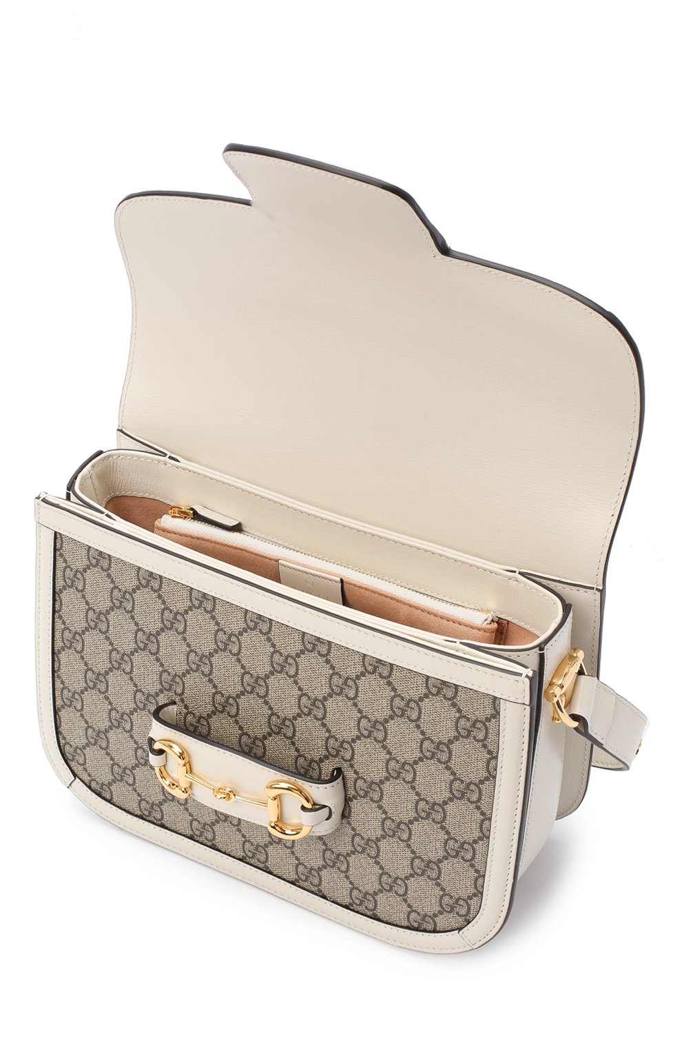 Сумка 1955 horsebit GUCCI бежевого цвета по цене 380500 руб., арт. 602204/92TCG, фото 4 Сумка 1955 horsebit GUCCI, арт. 602204/92TCG, фото 4