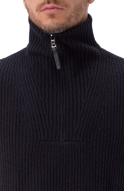 Кашемировый свитер BOGNER темно-синего цвета по цене 96600 руб., арт. 88559764, фото 5 Кашемировый свитер BOGNER, арт. 88559764, фото 5