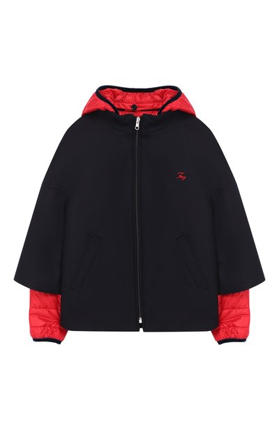 Шерстяная куртка с подстежкой FAY JUNIOR, арт. NBS05378110, фото 1