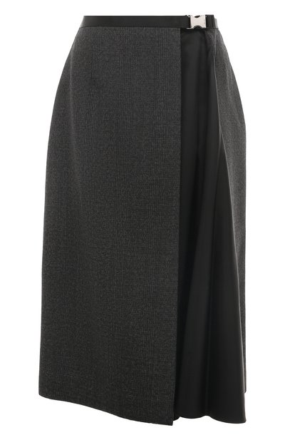 Шерстяная юбка PRADA, арт. P101TH-1Y34-F0806-212, фото 1