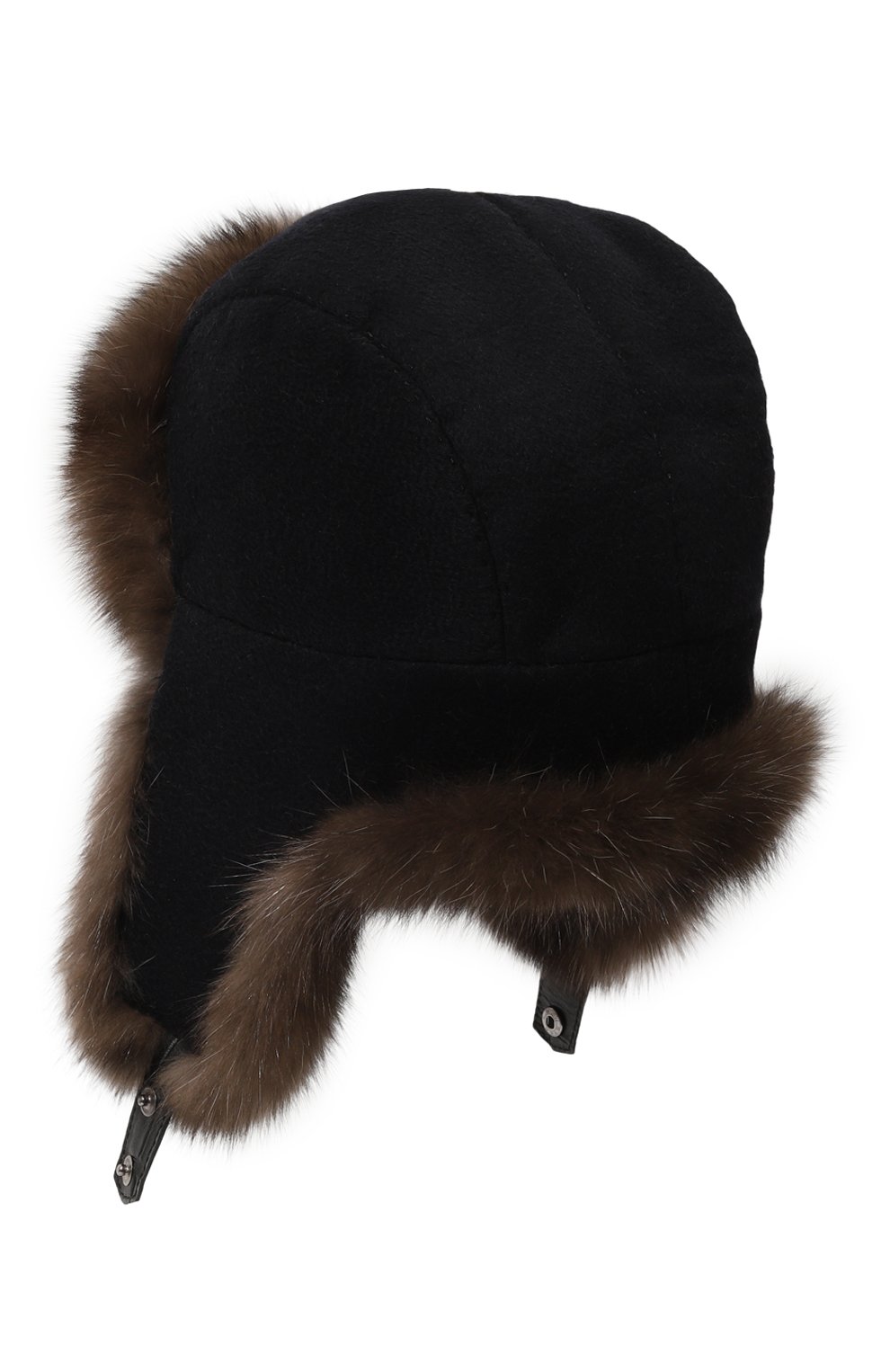 Шапка-ушанка с отделкой из меха соболя майкл FURLAND, арт. 0201414210022100003, фото 2