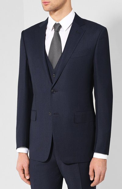 Костюм-тройка из шерсти ZEGNA, арт. 422092/321225, фото 4