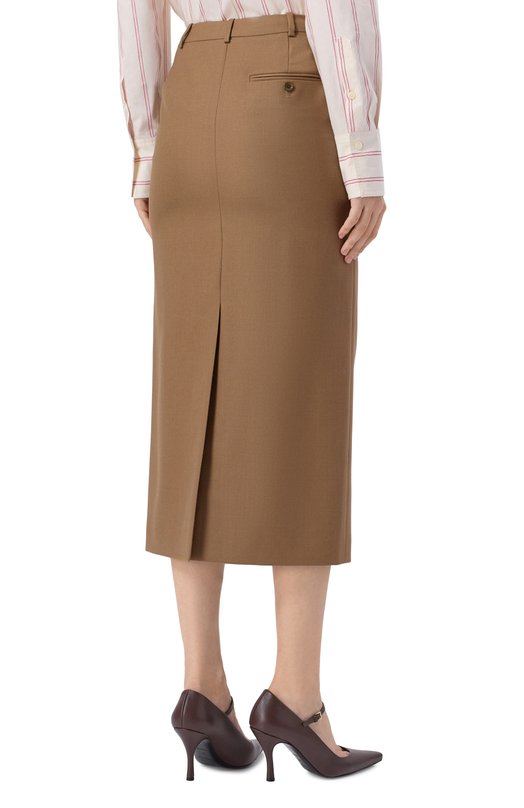 Шерстяная юбка Sashaverse SK005/CH/2113.303/W Коричневый  SK005/CH/2113.303/W Фото 4