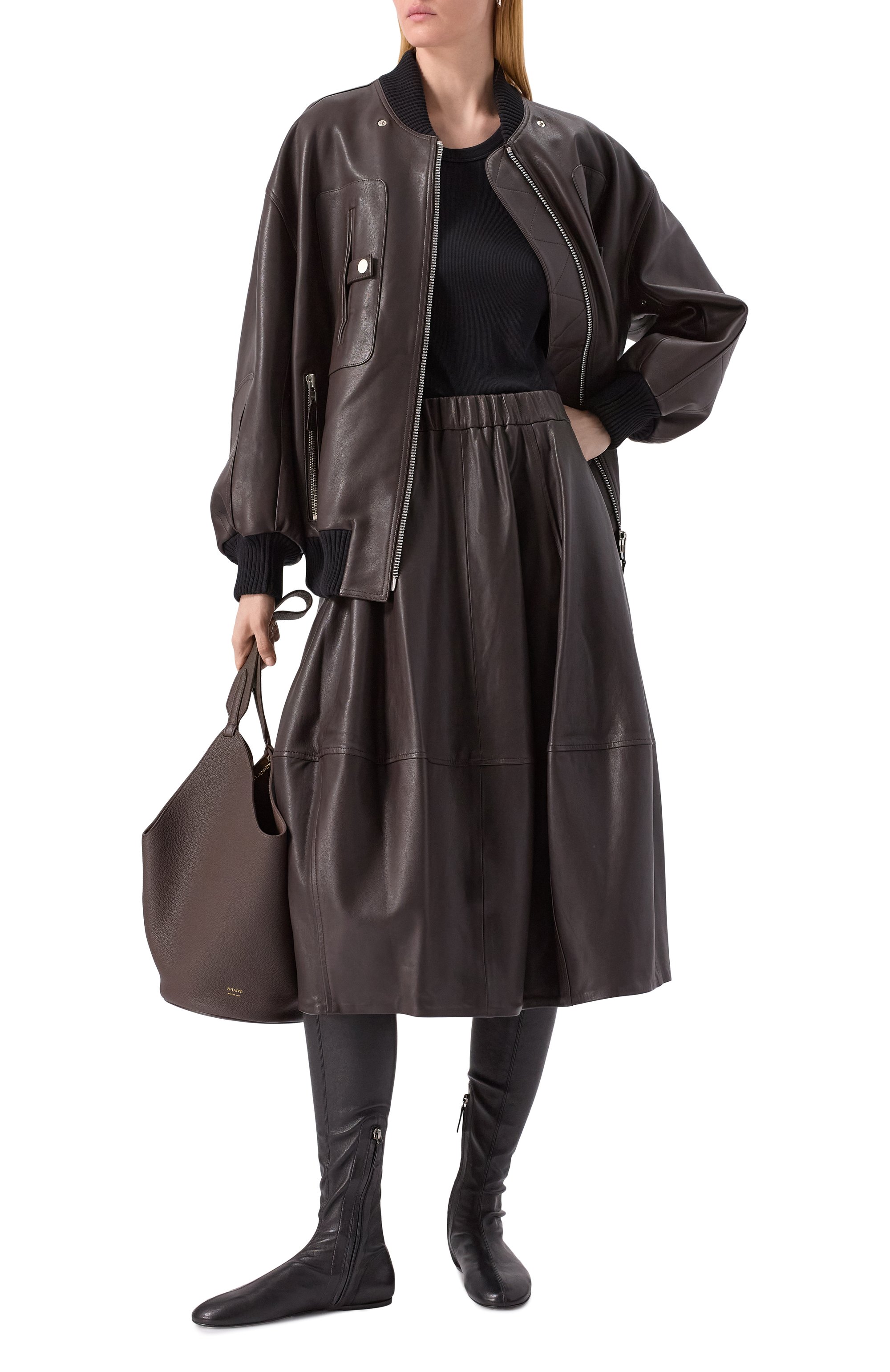 Кожаная юбка CO, арт. 3513PSGV-C0RE, фото 2