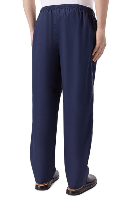 Хлопковые домашние брюки Kiton UNWT005K0244H03 Синий  UNWT005K0244H03 Фото 4