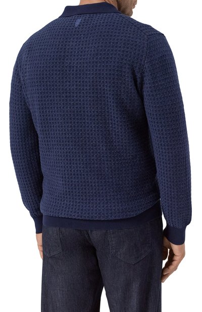 Поло из шерсти и хлопка CANALI, арт. C1149/MK02363, фото 4