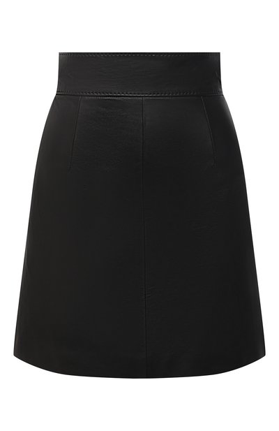 Женская кожаная юбка DOLCE & GABBANA, арт. F4BZ4L/HULFY