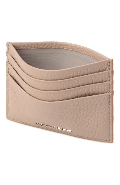 Кожаный футляр для кредитных карт COCCINELLE светло-бежевого цвета по цене 6050 руб., арт. E2MW5129501, фото 3 Кожаный футляр для кредитных карт COCCINELLE, арт. E2MW5129501, фото 3