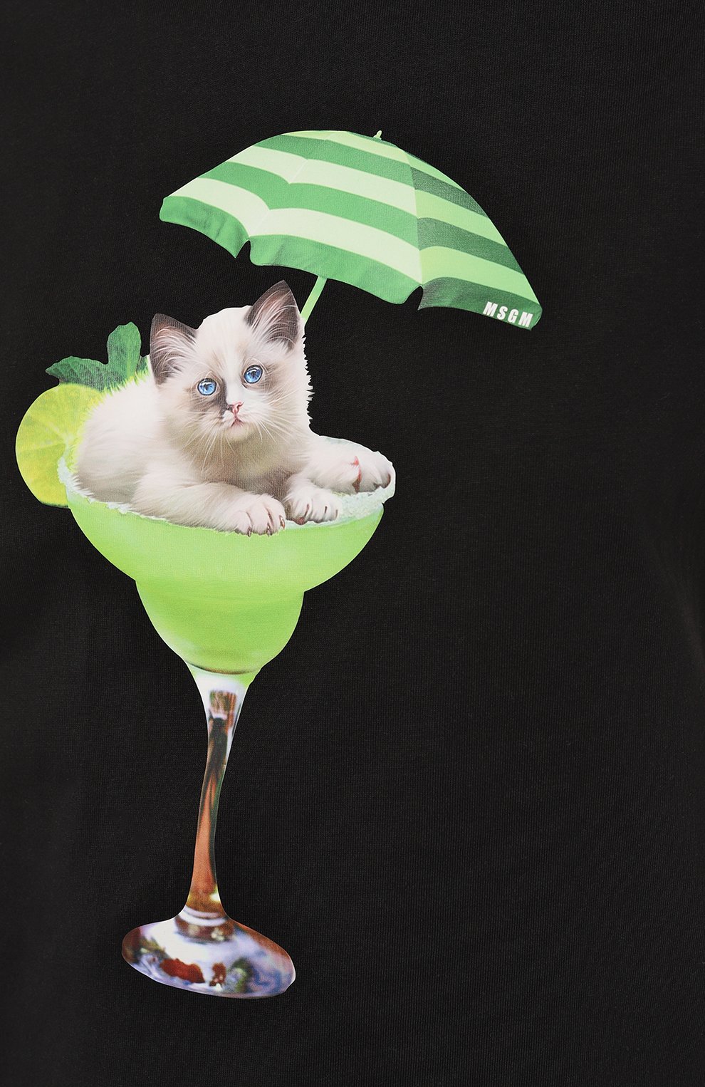 Хлопковая футболка MSGM, арт. 3441MDM191 237002, фото 5