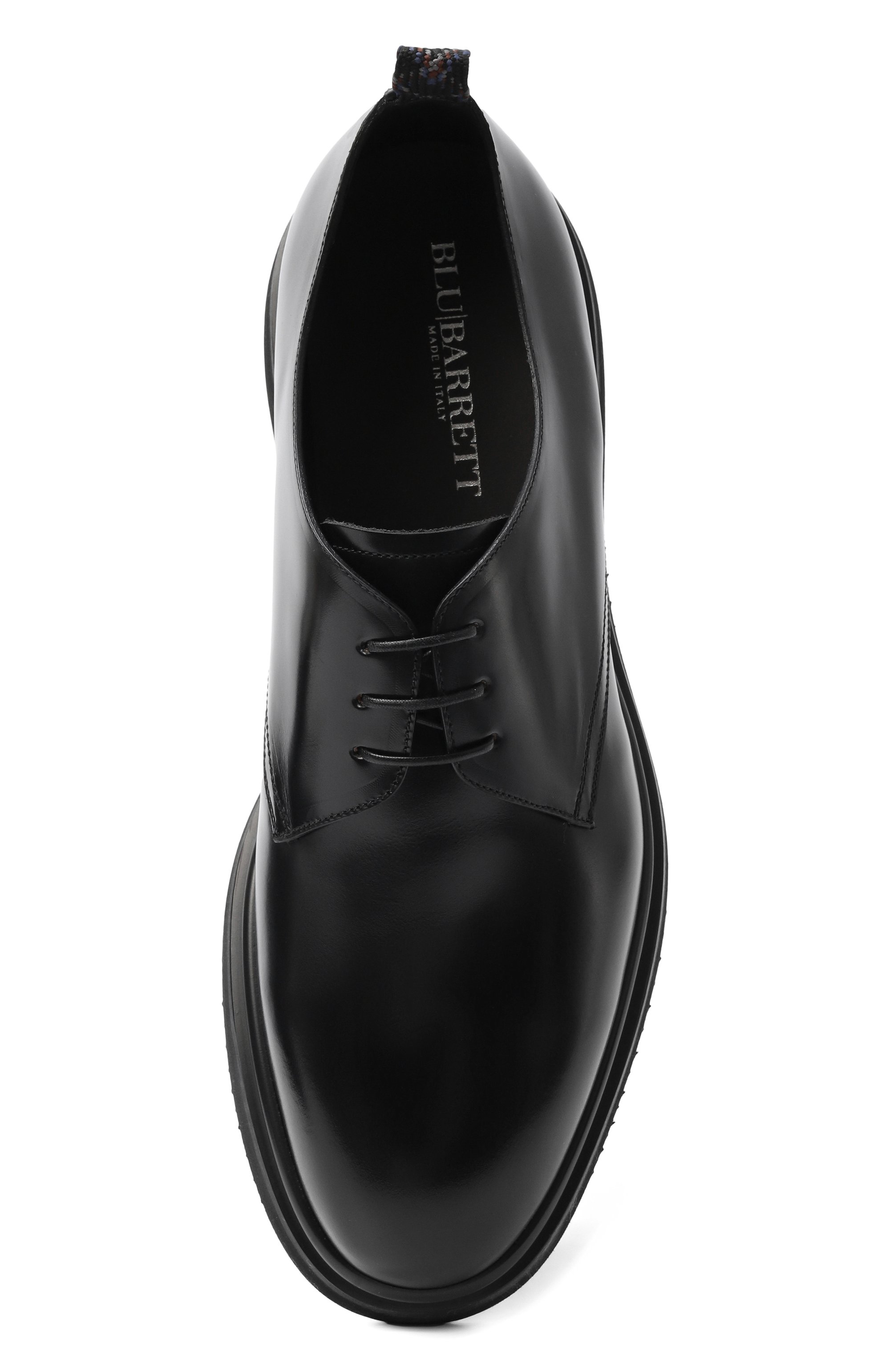 Кожаные дерби BLU BARRETT черного цвета по цене 64850 руб., арт. CITY354-009.1/P0LISHED B, фото 6 Кожаные дерби BLU BARRETT, арт. CITY354-009.1/P0LISHED B, фото 6