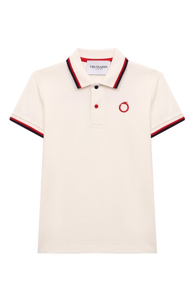 Хлопковое поло TRUSSARDI JUNIOR, арт. TBP24005PO, фото 1