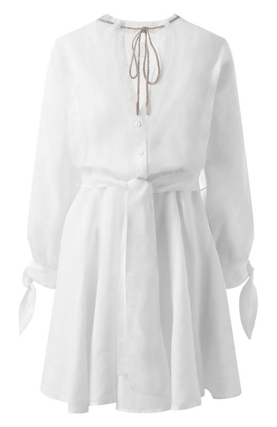 Женское льняное платье 120% LINO, арт. 32ALIW4PJ2/000F753