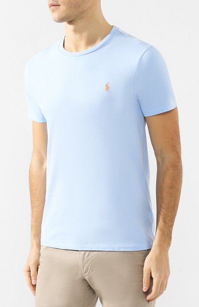 Хлопковая футболка  POLO RALPH LAUREN, арт. 710671438, фото 3