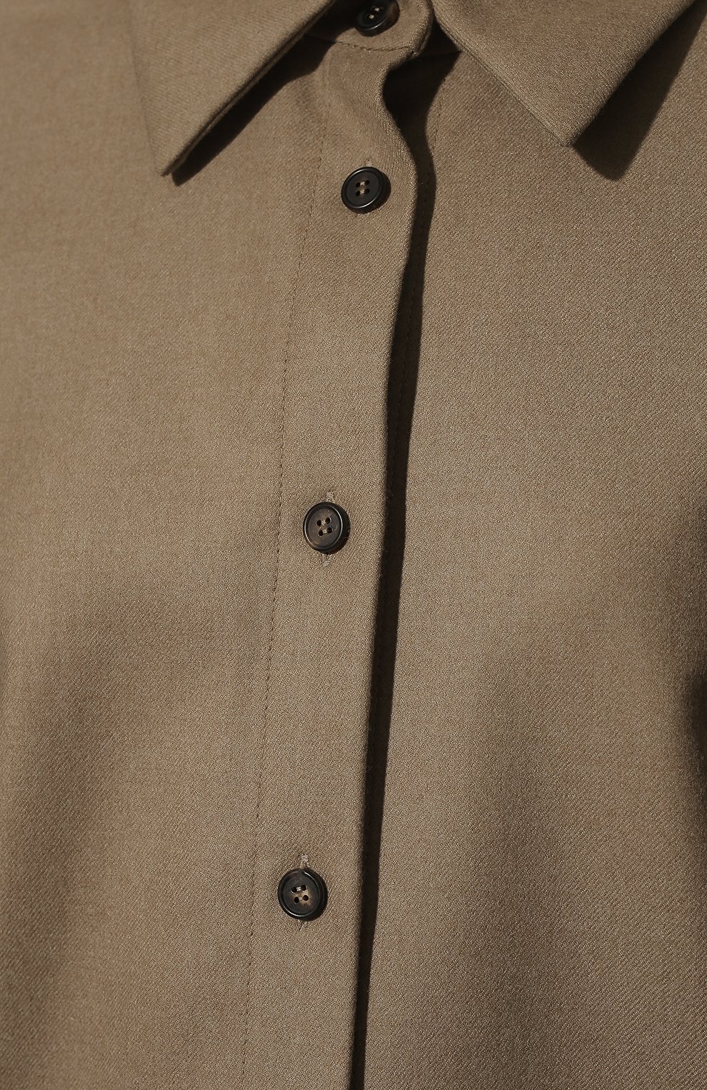 Рубашка из шерсти и кашемира ANI D. ZOP бежевого цвета по цене 100980 руб., арт. ani-022-02, фото 5 Рубашка из шерсти и кашемира ANI D. ZOP, арт. ani-022-02, фото 5