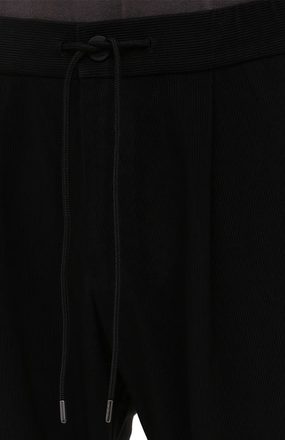 Брюки KAZUYUKI KUMAGAI черного цвета по цене 37950 руб., арт. AP03-211, фото 5 Брюки KAZUYUKI KUMAGAI, арт. AP03-211, фото 5