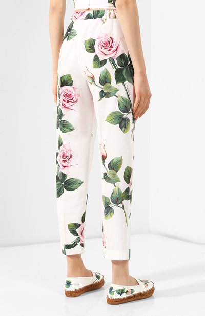 Хлопковые брюки DOLCE & GABBANA, арт. FTA14T/HS5FZ, фото 4