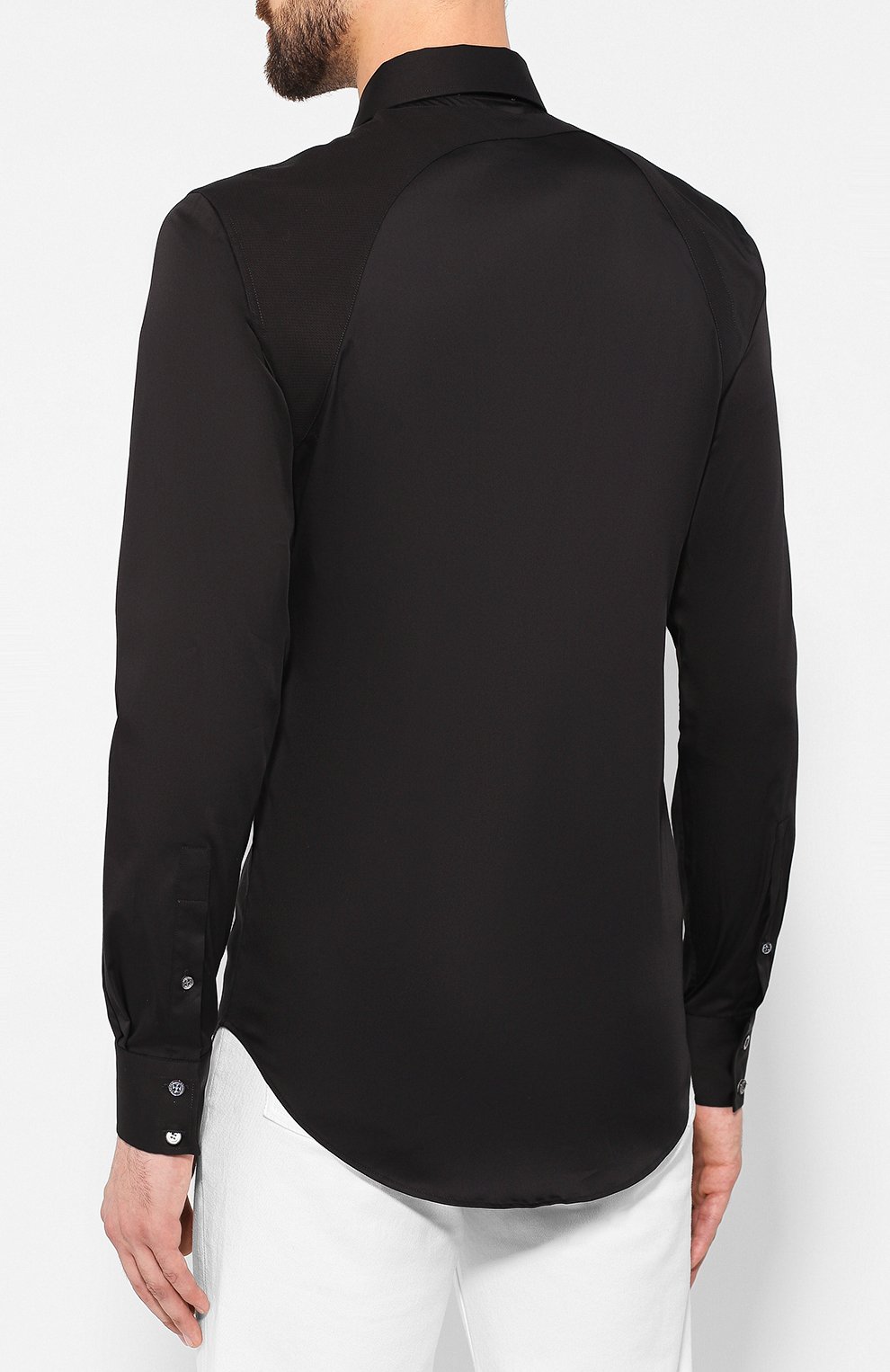 Хлопковая рубашка ALEXANDER MCQUEEN, арт. 575366/QNN19, фото 4