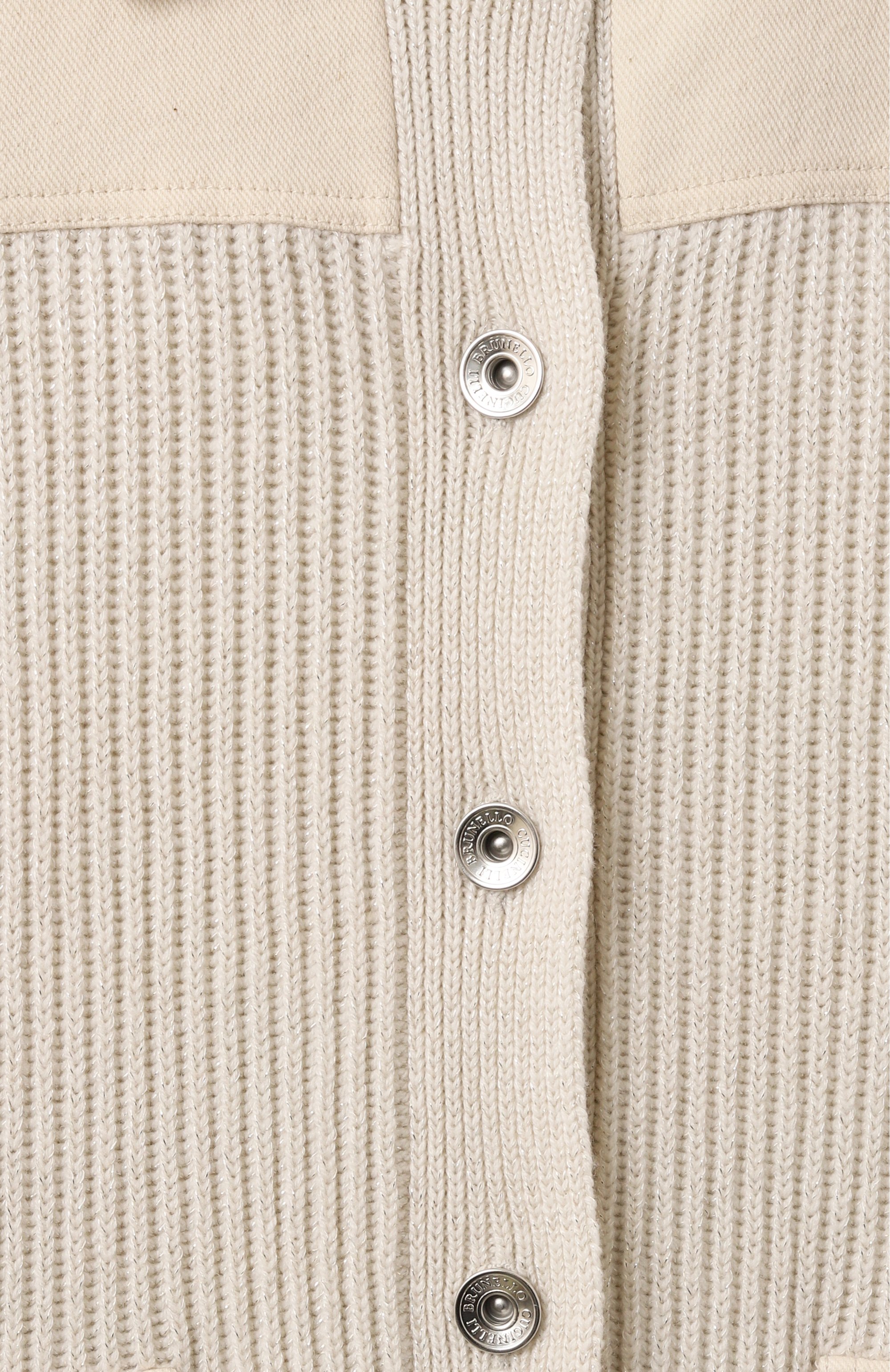 Кардиган из шерсти и кашемира BRUNELLO CUCINELLI, арт. BBVM71406C, фото 3