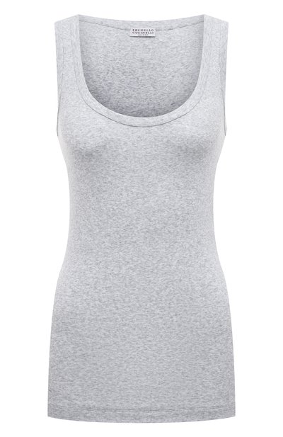 Женский хлопковый топ BRUNELLO CUCINELLI, арт. M0TC836S60