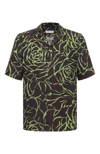 Мужская рубашка из вискозы DRIES VAN NOTEN, арт. 020742/3244