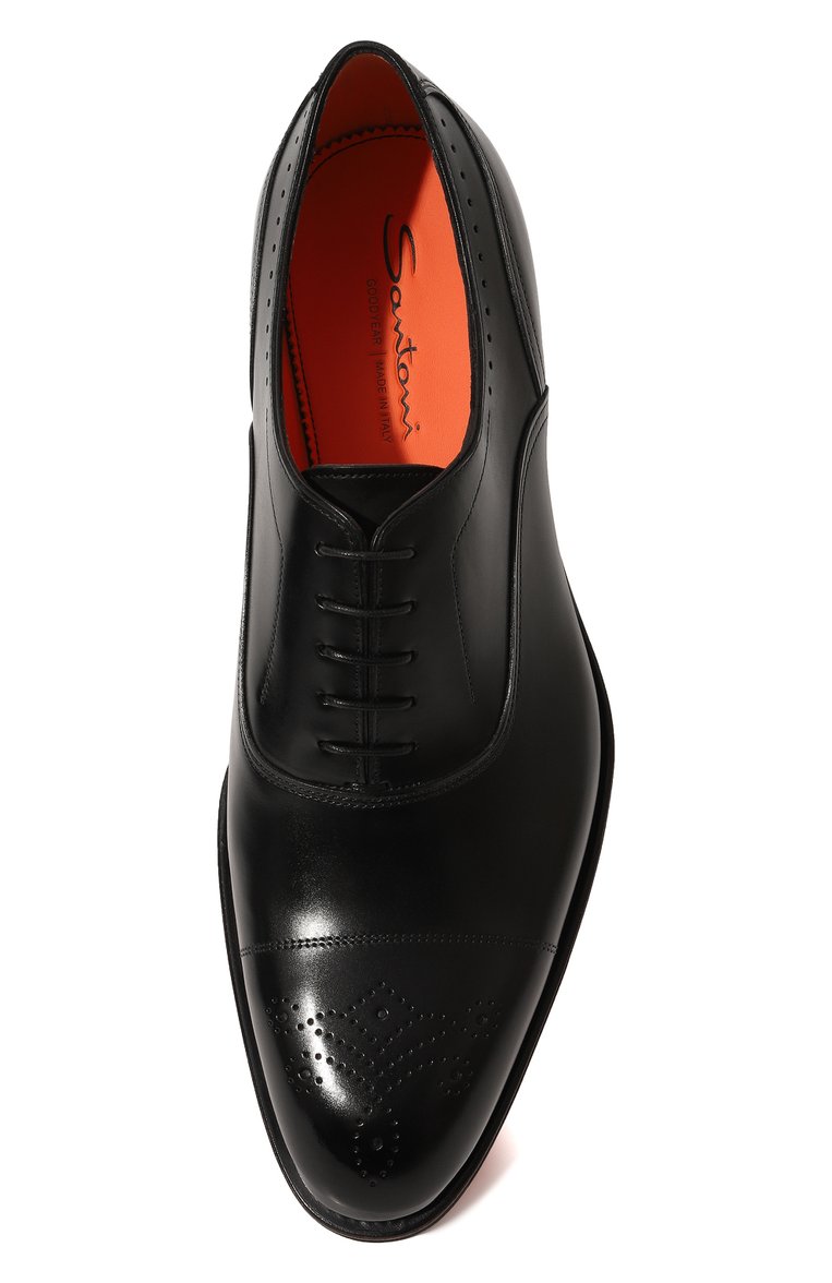 Кожаные оксфорды SANTONI, арт. MCCG18354UC3BVVDN01, фото 1