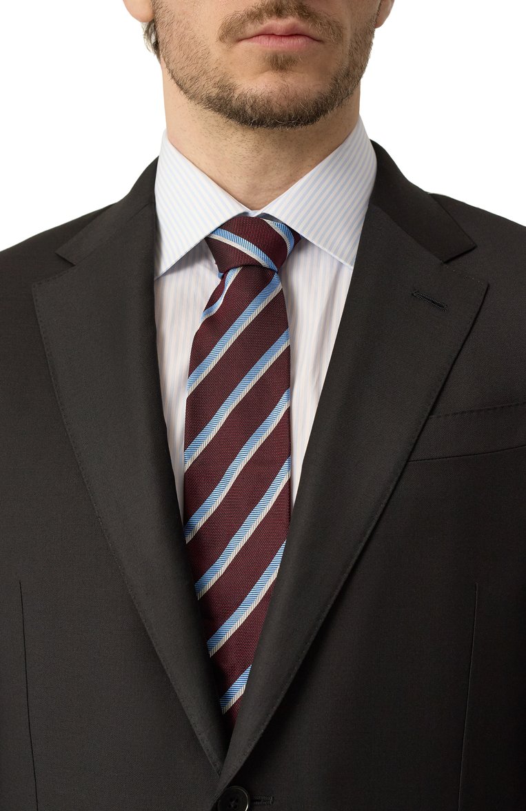 Шелковый галстук ZEGNA, арт. 1P8/Z8D06TA8, фото 1